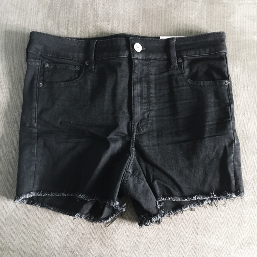 American Eagle High- Rise Midi Shorts